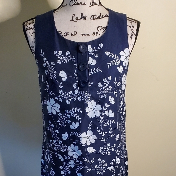 Ann Taylor Loft Floral Shift Dress Size XS - Picture 3 of 9